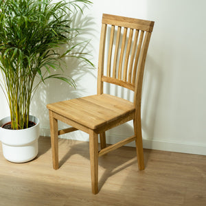 Pack de 2 o 4 Sillas de Comedor de Madera Maciza de Roble Provance | NordicStory