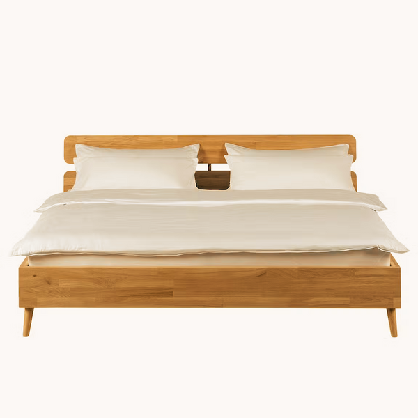 Cama de madera maciza de roble Escandi 2 | NordicStory