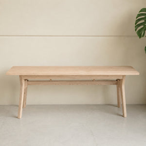 Banco de madera maciza de roble Harold | NordicStory
