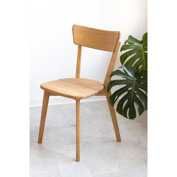 Pack de 2 o 4 Sillas de Comedor de Madera Maciza de Roble Diana | NordicStory