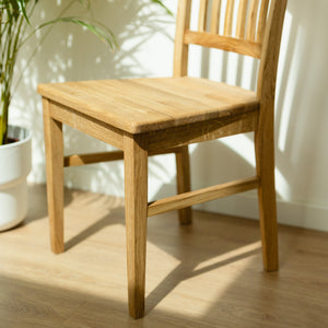 Pack de 2 o 4 Sillas de Comedor de Madera Maciza de Roble Provance | NordicStory