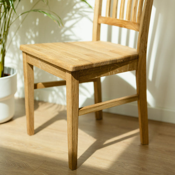 Pack de 2 o 4 Sillas de Comedor de Madera Maciza de Roble Provance | NordicStory
