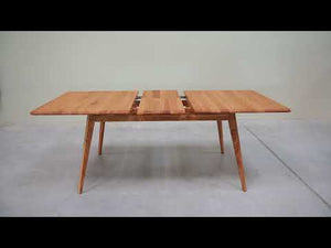 Mesa de comedor extensible de madera maciza roble Geneva | NordicStory