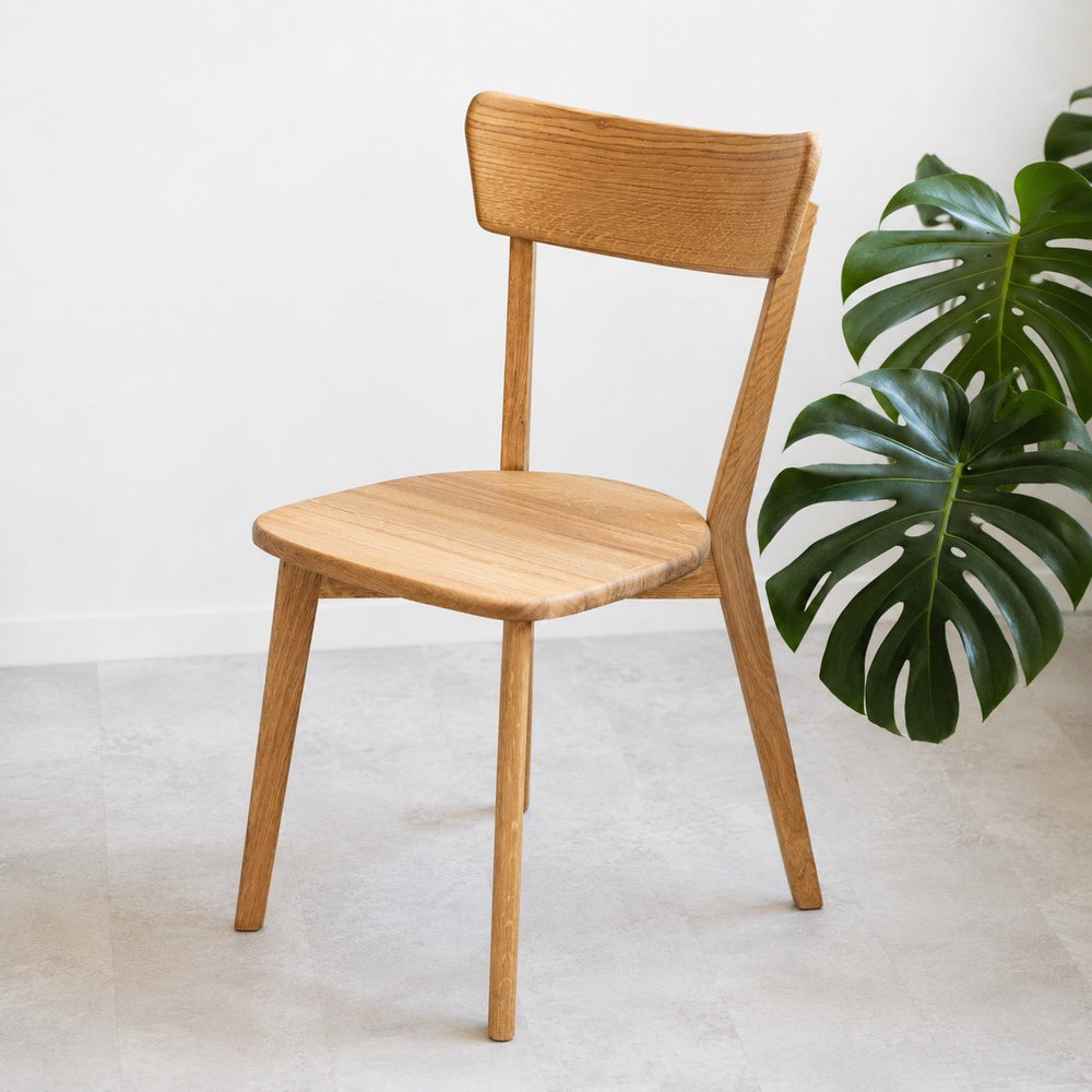 Pack de 2 o 4 Sillas de Comedor de Madera Maciza de Roble Diana | NordicStory