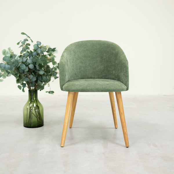 Sillón de roble macizo Ana com tapizado | VESKOR