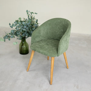 Sillón de roble macizo Ana com tapizado | VESKOR