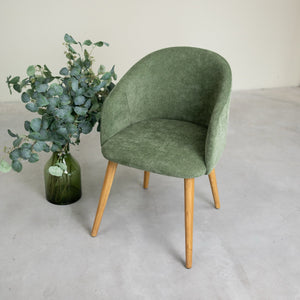 Sillón de roble macizo Ana com tapizado | VESKOR