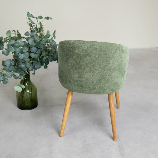 Sillón de roble macizo Ana com tapizado | VESKOR