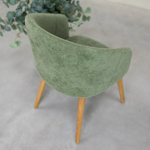 Sillón de roble macizo Ana com tapizado | VESKOR