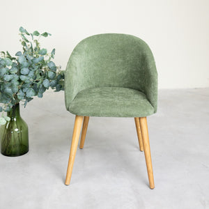 Sillón de roble macizo Ana com tapizado | VESKOR