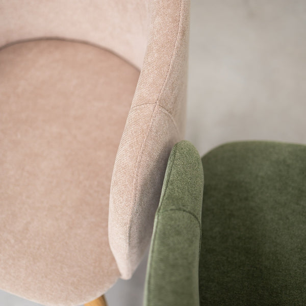 Sillón de roble macizo Ana com tapizado | VESKOR