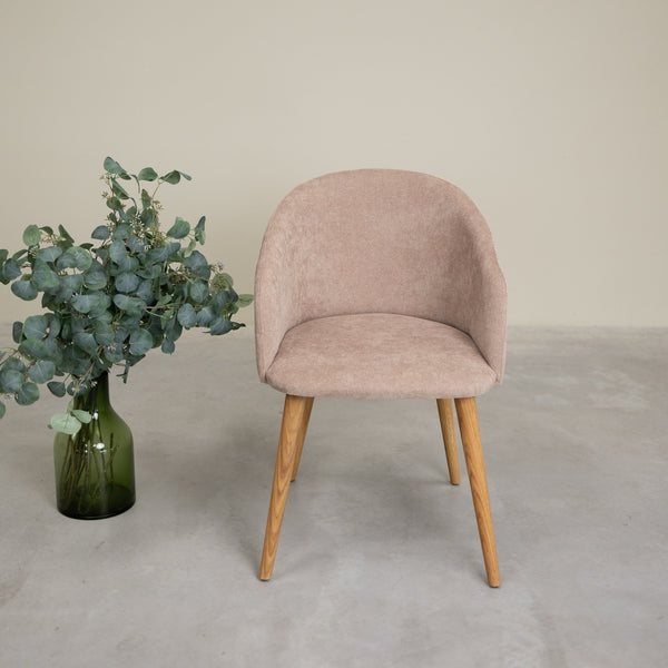 Sillón de roble macizo Ana com tapizado | VESKOR