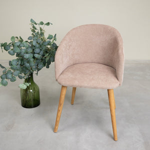 Sillón de roble macizo Ana com tapizado | VESKOR