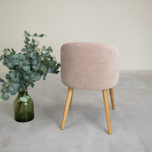 Sillón de roble macizo Ana com tapizado | VESKOR