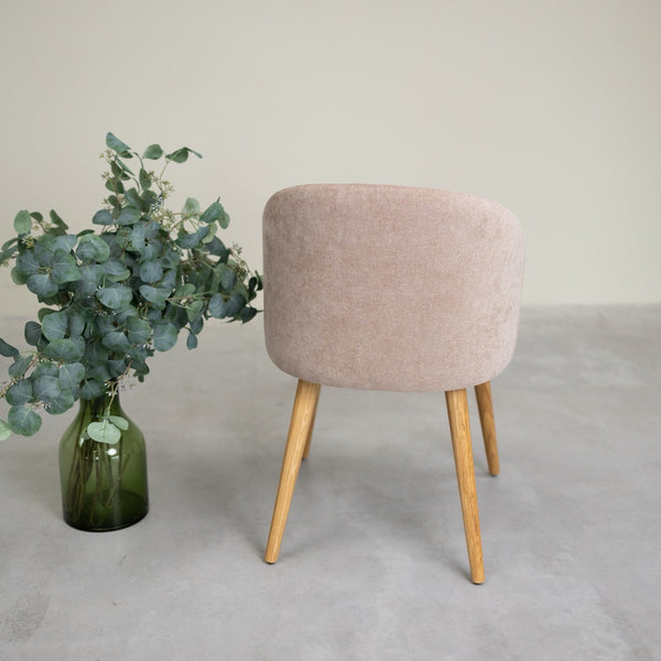 Sillón de roble macizo Ana com tapizado | VESKOR