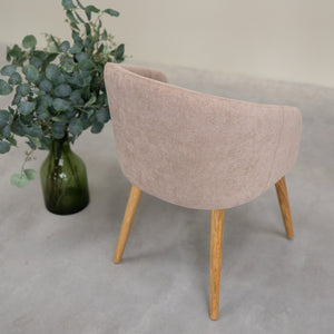 Sillón de roble macizo Ana com tapizado | VESKOR