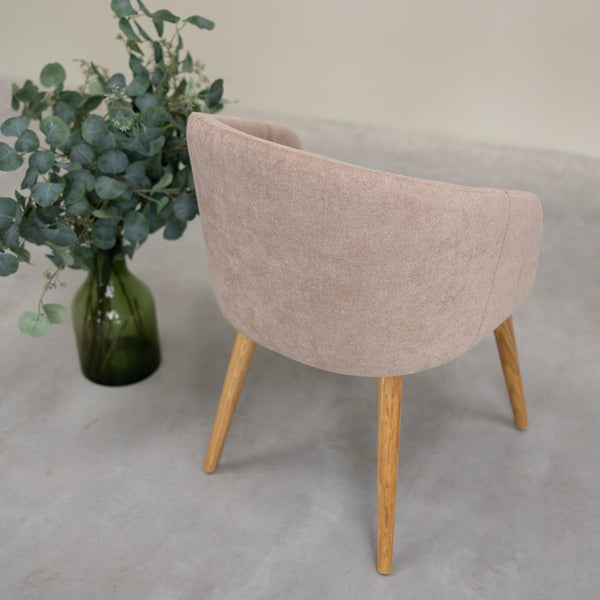Sillón de roble macizo Ana com tapizado | VESKOR