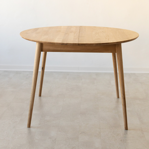 Mesa extensible de comedor de madera maciza de roble Escandi 4 | NordicStory