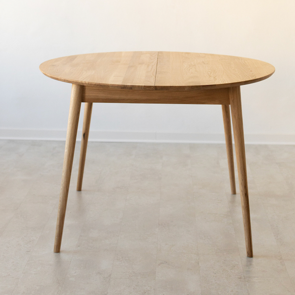 Mesa extensible de comedor de madera maciza de roble Escandi 4 | NordicStory